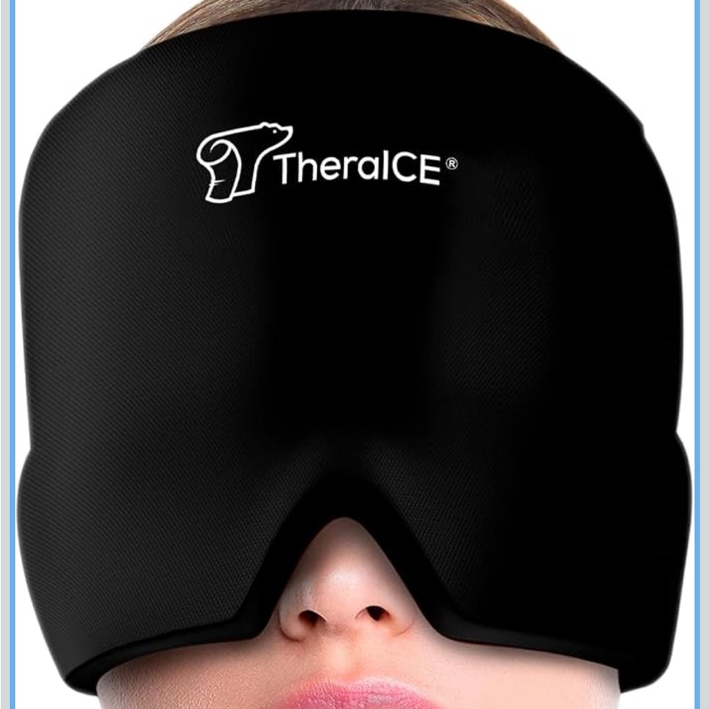 TheraICE Migraine, Head Ache Relief Cap, Soothing Headache Hat Ice Pack